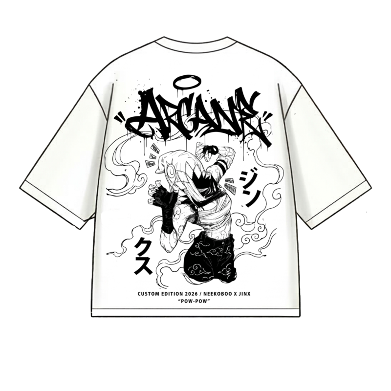 REMERA OVERSIZE ARCANE POW POW